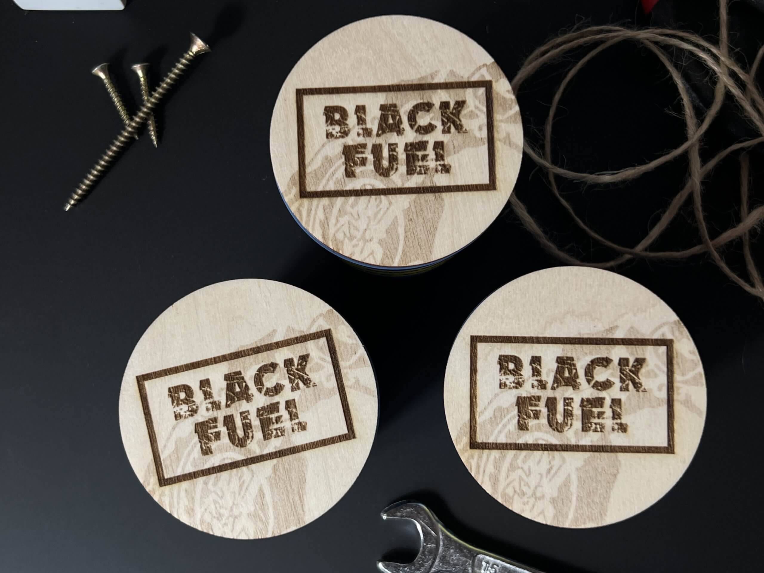 Black Fuel świeca żużlowa wieczka